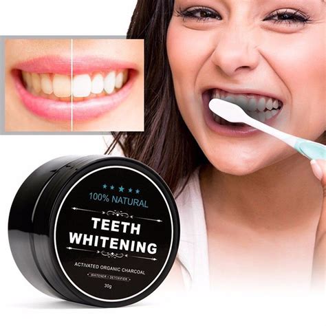 Activated Charcoal for Teeth Whitening.